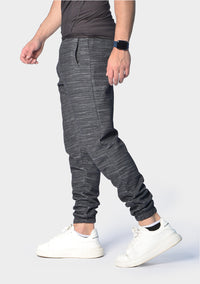 Heather Black Basic Sweatpants