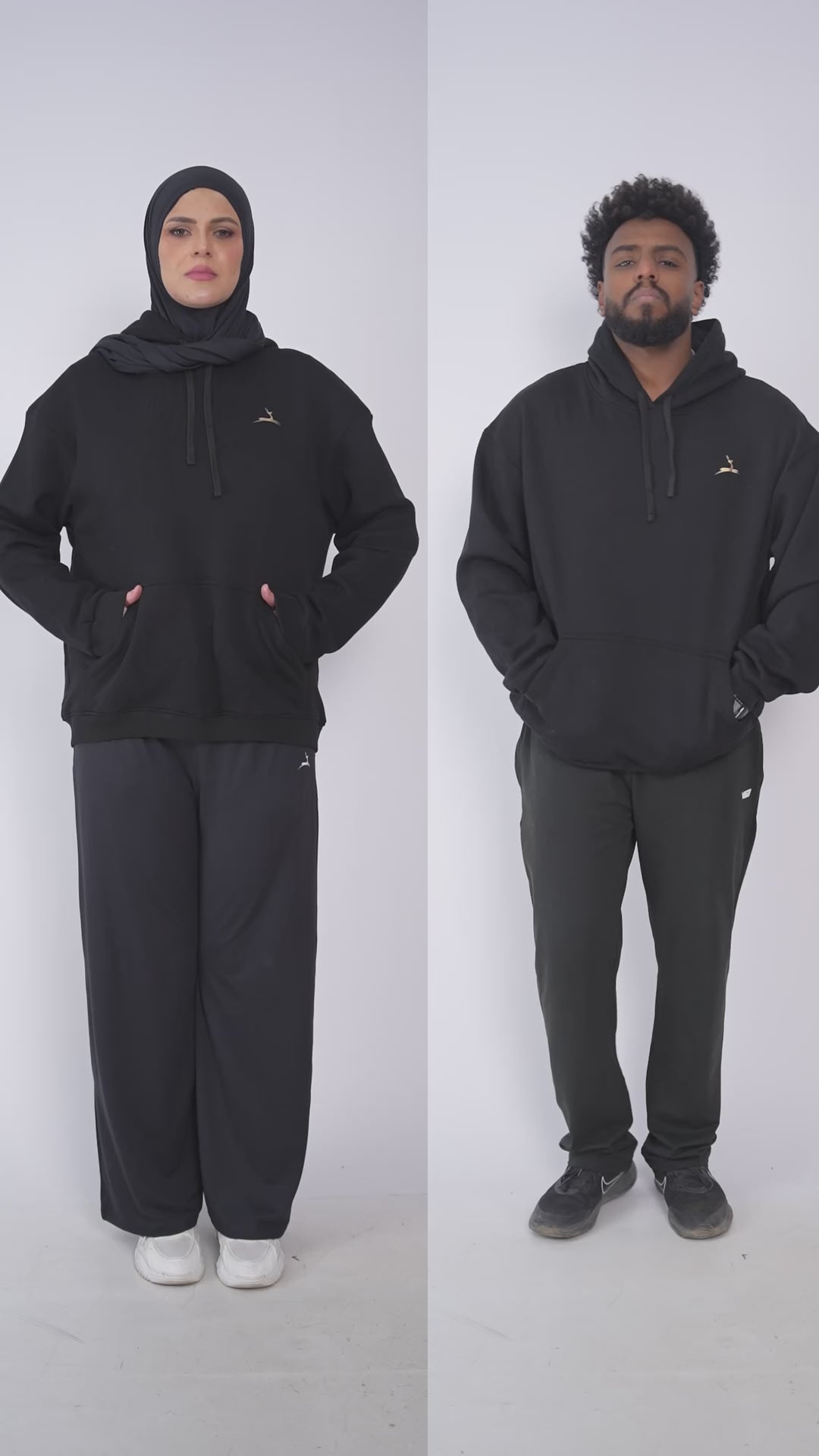 Doe Oversized Fleeced Hoodie - Grey