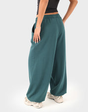 Teal green Doe Cloud Fit Pants — back view