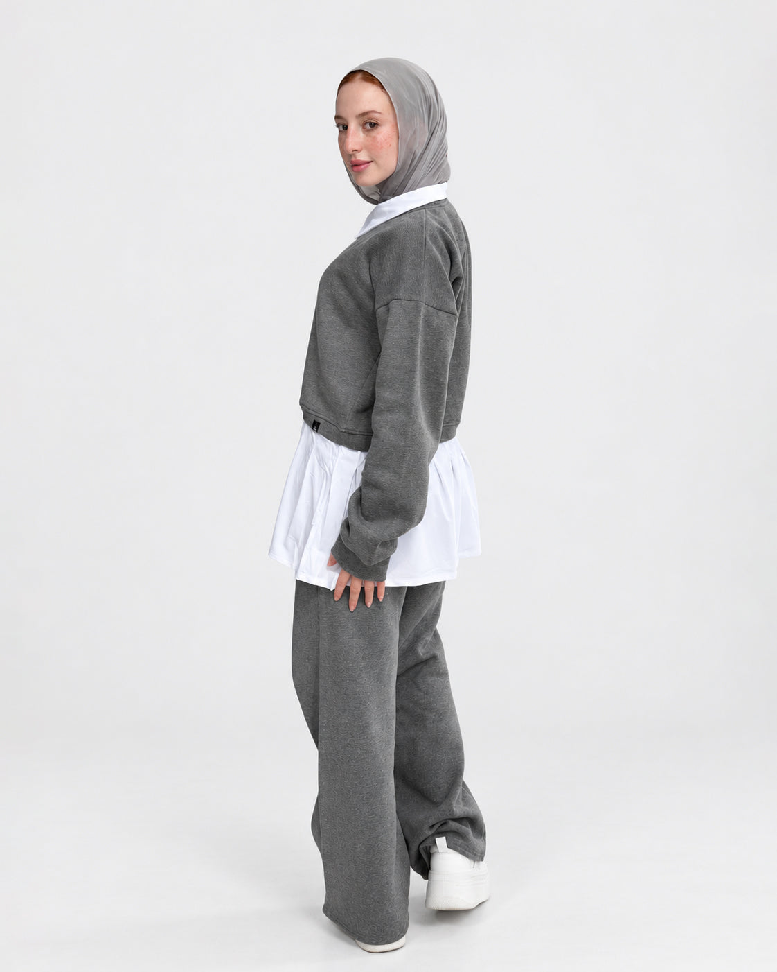 DOE The Hybrid Set — back view of the two-piece co-ord