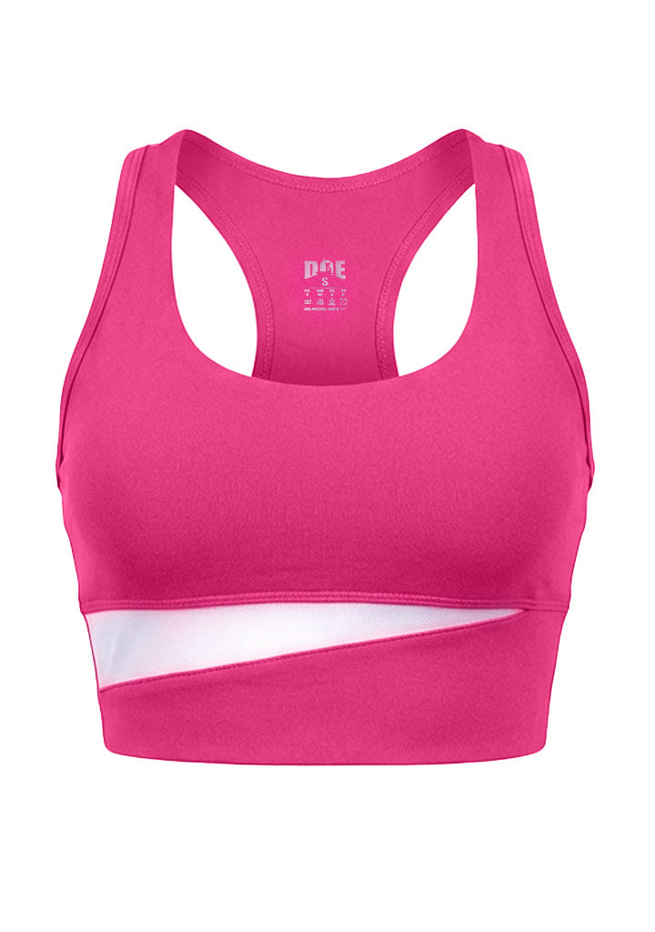 Doe ToneTwo Sports Bra – front view, black