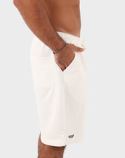 Viga 24/7 Shorts in white cotton blend by Champs Land
