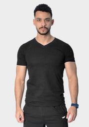 Cotton V-neck T-shirt