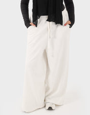 White Doe Cloud Fit Pants — women's oversized cotton pants