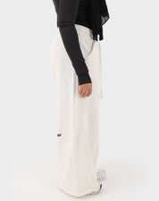 White Doe Cloud Fit Pants — oversized lounge fit on model