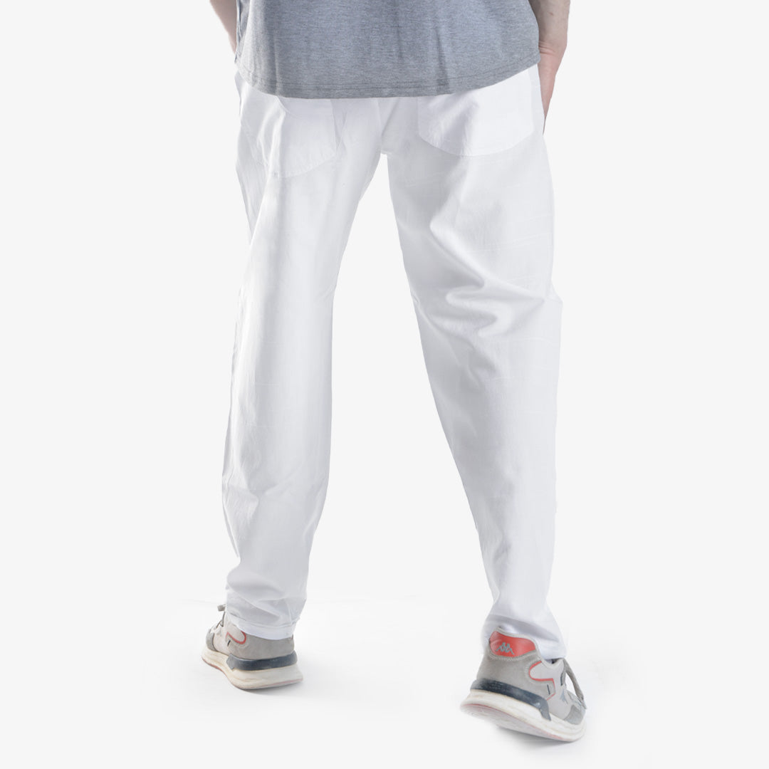 Basic regular fit linen pants