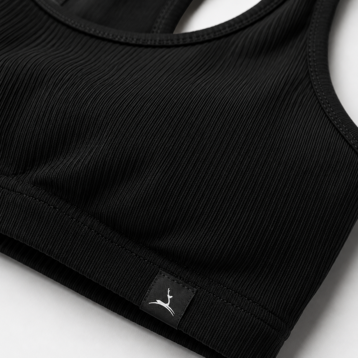 Doe Ribbed Padded sports bra