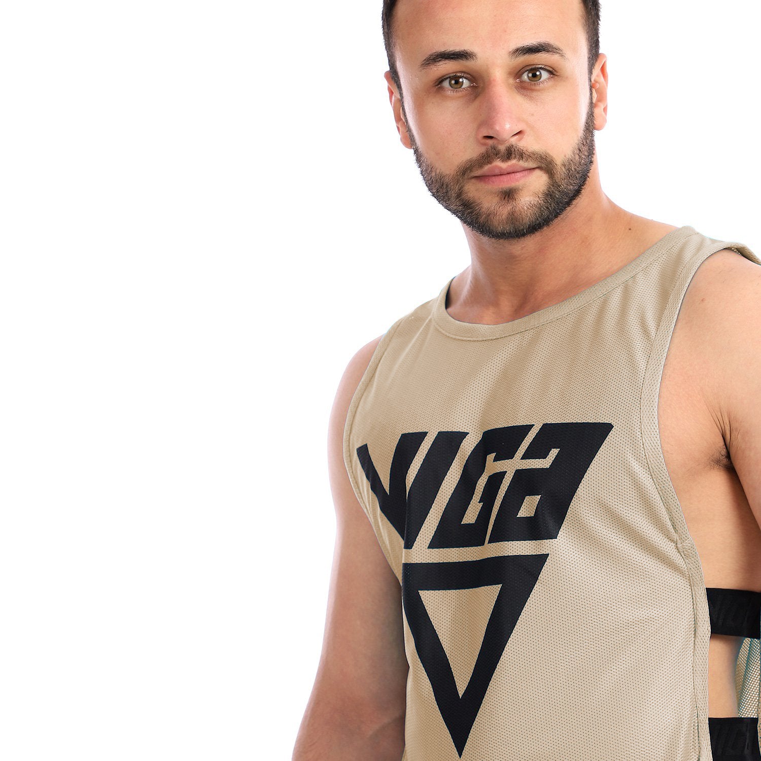  bibs- Red, Beige - Champsland