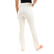 High waist flare yoga pants - Off white/ Grey - Champsland